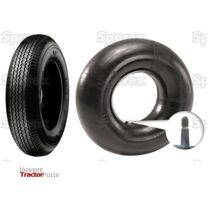 Tyre & Tube Set, 4.00 - 8, 6PR, TR13 Straight Valve
 - S.137618 - Farming Parts