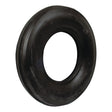 The Sparex Tyre only, 4.00 - 8, 4PR - S.78905 is a black, smooth tire with a central hole, typically used for vehicles or industrial machinery. Compatible with a 4PR Inner Tube and Tyre size 4.00, it features a TR87 Angled Valve for optimal performance.