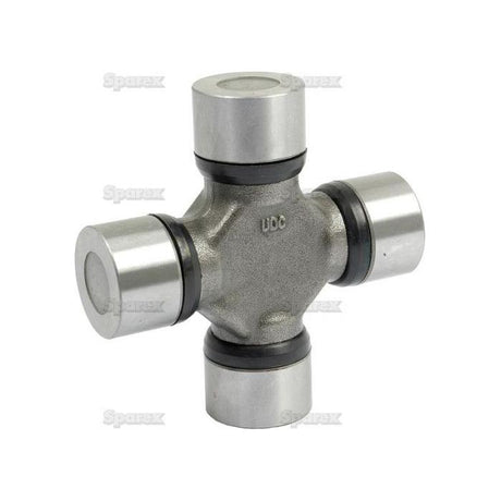 A Universal Joint, model S.22507 by Sparex, measuring 30.13 x 92mm with four cylindrical ends and rubber seals, is commonly used in automotive, machinery applications, and Massey Ferguson equipment.