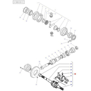Universal Joint - 3429990M91 - Massey Tractor Parts