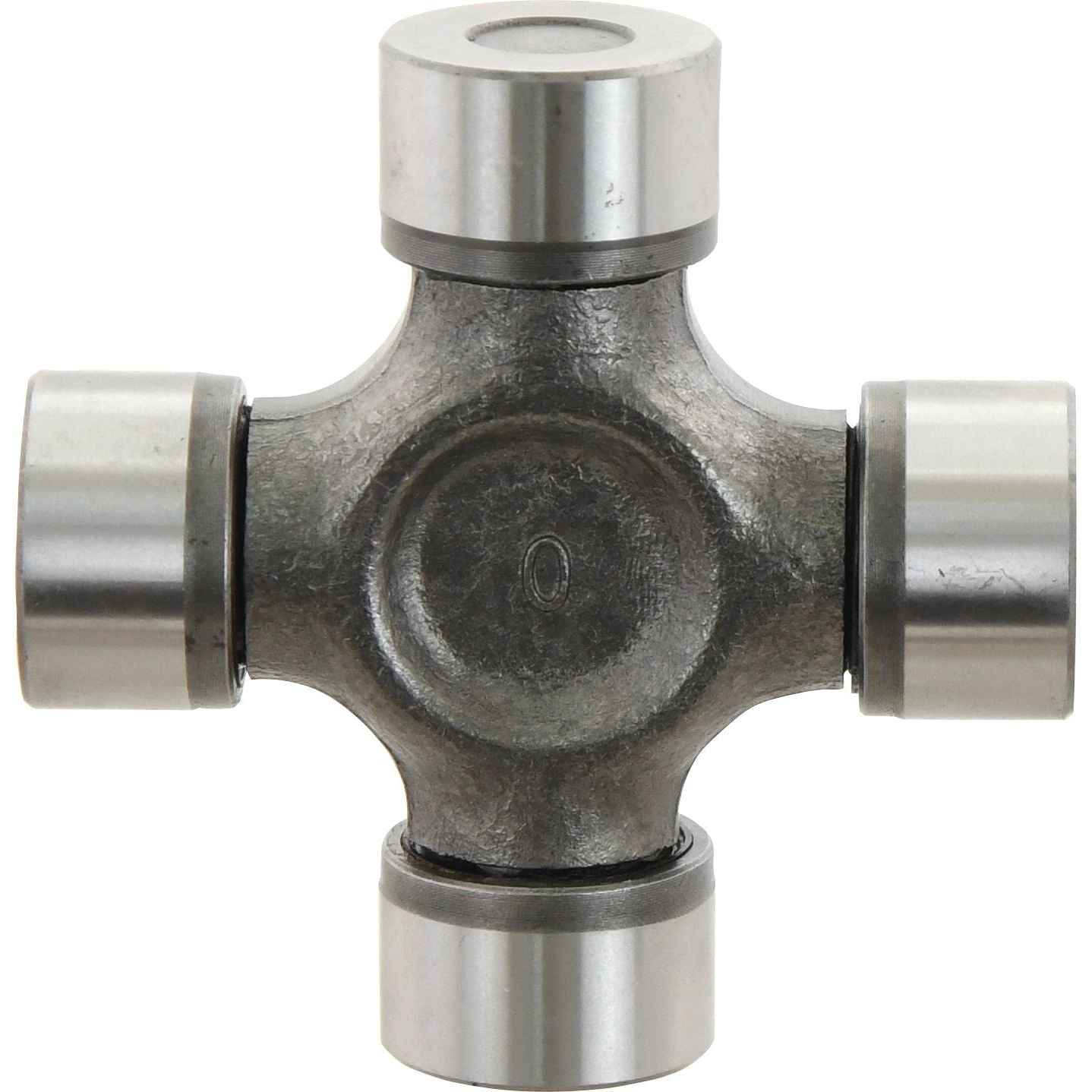 A Sparex Universal Joint - 35 x 106.5mm (Standard Duty) (Sparex Part No. S.2496) with four cylindrical ends extending from a central cross-shaped body.