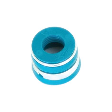 The Valve Stem Seal, Sparex Part No. S.31613 from the brand Sparex, is a blue and silver metal threaded adapter with one end wider than the other, commonly used in John Deere machinery for plumbing or mechanical purposes.