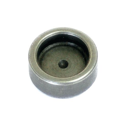 A cylindrical metal component with a central hole and a recessed area, commonly used as the Sparex Valve Cap (Part No. S.72098).