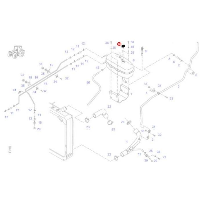 Valve Cover - H816200050090 - Massey Tractor Parts