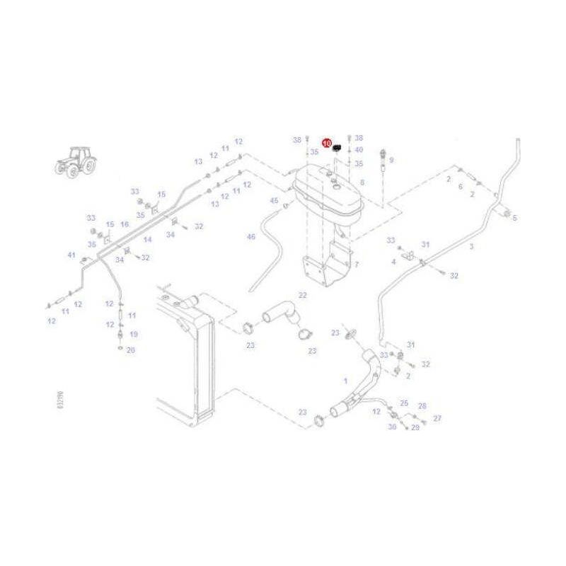 Fendt Valve Cover - H816200050090 | OEM | Fendt parts | Radiator Caps-Fendt-Cooling Parts,Engine & Filters,Farming Parts,Radiator Caps,Tractor Parts