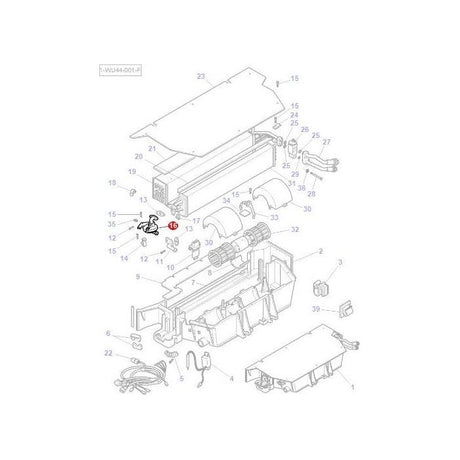 Valve Radiator - 3907300M1 - Massey Tractor Parts