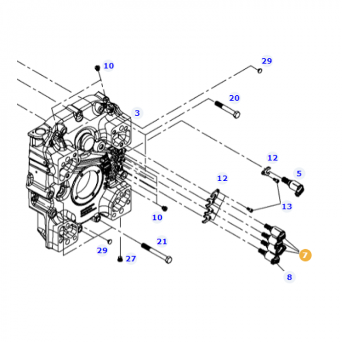 Valve Solenoid - G931150600050 - Massey Tractor Parts