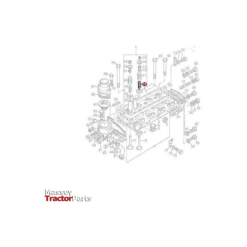 Massey Ferguson Valve Spring - 735525M1 | OEM | Massey Ferguson parts | Valve Springs-Massey Ferguson-Cylinder Head Components,Engine & Filters,Engine Parts,Farming Parts,Tractor Parts,Valve Springs