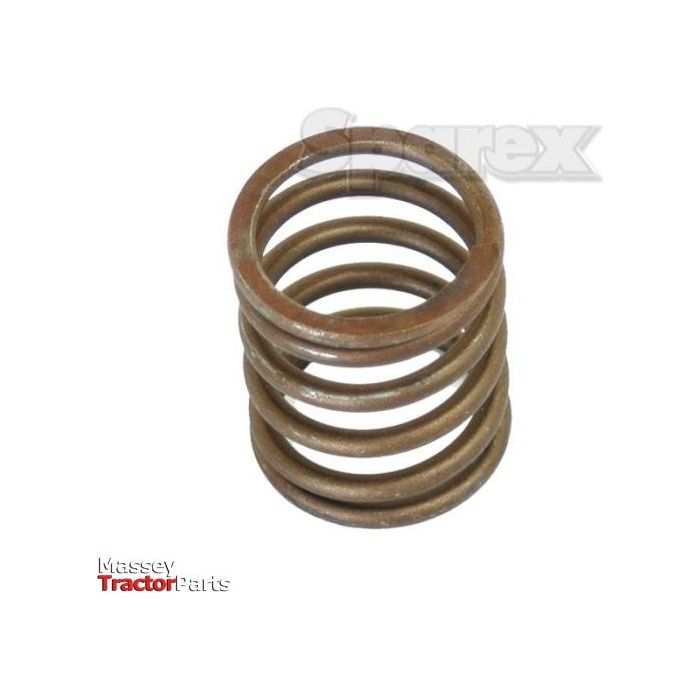 A metal coil valve spring against a white background with the Sparex logo, identified as Valve Spring - Outer | Sparex Part No.S.30015.