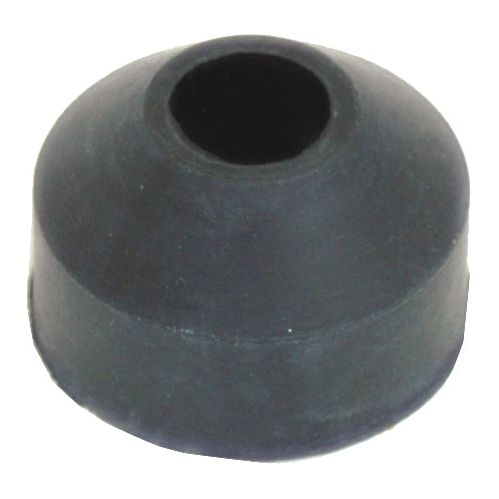 The Sparex Valve Stem Seal (Sparex Part No. S.312024) is a black, tapered cylindrical rubber bushing with a central hole, commonly utilized in Deutz-Fahr and Fendt machinery for effective sealing.