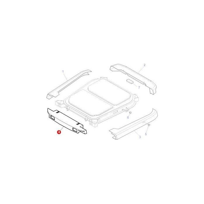 Visor - 3807935M3 - Massey Tractor Parts