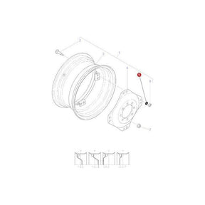 Washer 5/8 Flat - 3815982M1 - Massey Tractor Parts
