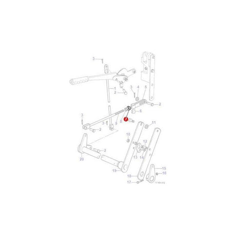 Washer - 884750M1 - Massey Tractor Parts