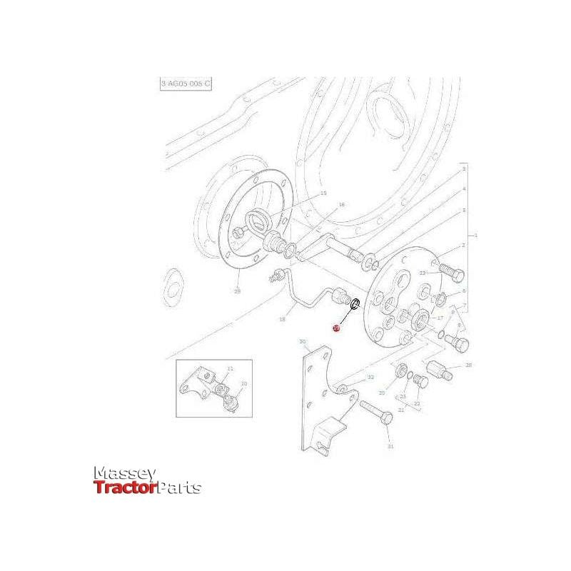 Massey Ferguson Washer Fibre 1/2 - 886535M1 | OEM | Massey Ferguson parts | Hydraulics-Massey Ferguson-Containers & Storage,Engine & Filters,Farming Parts,Fuel Delivery Parts,Hydraulics,Injectors & Nozzles,Parts Washers,Screws & Fasteners,Towing & Fasteners,Tractor Parts,Washers,Workshop & Merchandising,Workshop Equipment