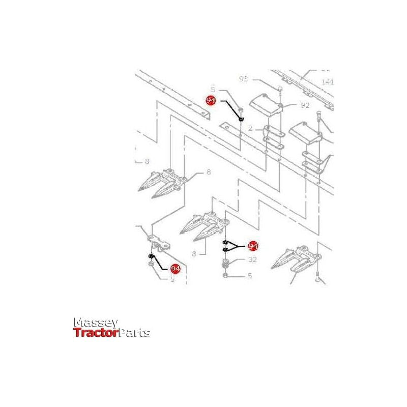 Massey Ferguson Washer Flat M10 - D20400419 - 390734X1 | OEM | Massey Ferguson parts | Washers-Massey Ferguson-Farming Parts,Hardware,Washers,Workshop,Workshop Equipment