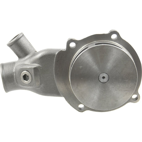 The Water Pump Assembly (Sparex Part No. S.67640) from Sparex features a metal housing with a circular cover plate, two hose connections, and an impeller.