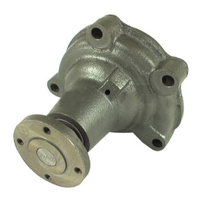 A Sparex Water Pump Assembly (Part No. S.75925) by Leyland, featuring multiple bolt holes and a protruding cylindrical section, ideal for ensuring precise fits in various applications.