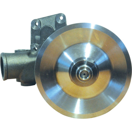A Sparex Water Pump Assembly (Supplied with Pulley), featuring a prominent circular flange and a metal housing, includes the Sparex Impeller. The part number for this product is S.69308.