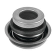 A close-up image of the Sparex Water Pump Seal (Part No. S.66330) showcasing its metal and rubber components.