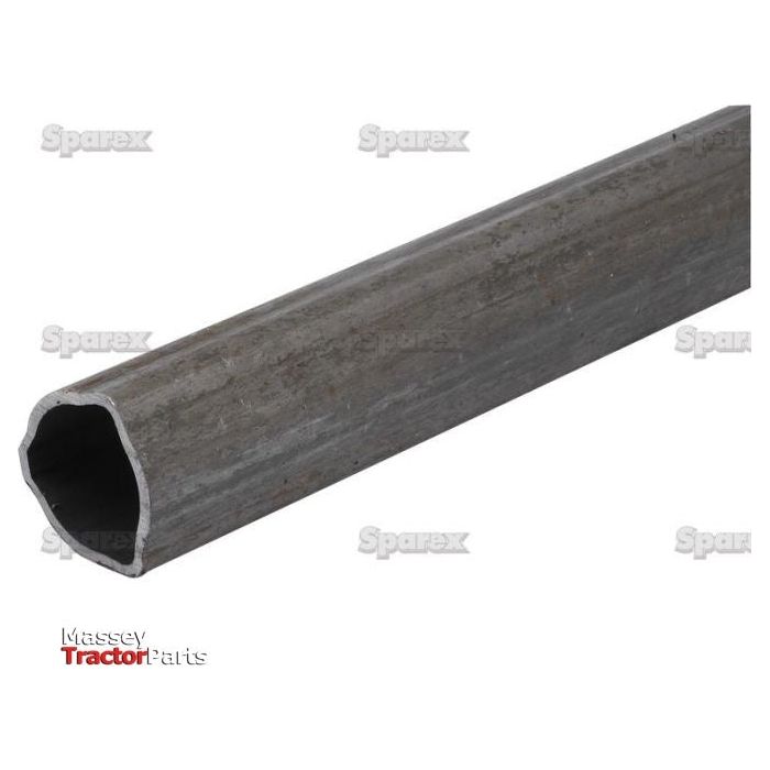 A PTO tube with a triangular profile and dimensions of 63 x 63 x 4mm, branded under "Sparex" with the product name visible as "PTO Tube - Triangle Profile , Length: 1M (12522) - S.27547.