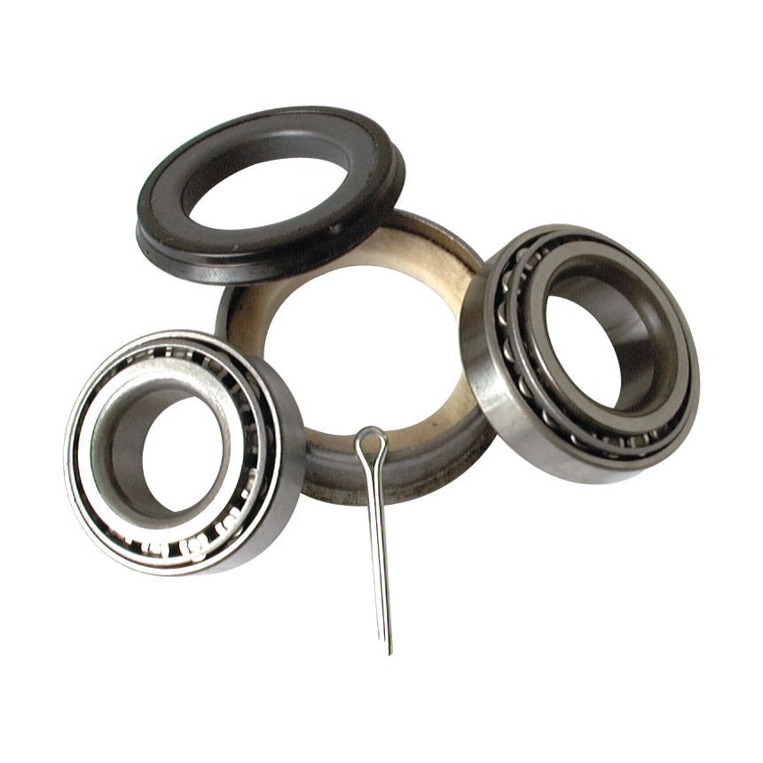 The Sparex Wheel Bearing Kit, identified as model 1094017R92 and listed under Sparex Part No. S.14039, includes an assortment of mechanical components such as two ball bearings, a metal pin, and ring elements, all displayed on a white background.