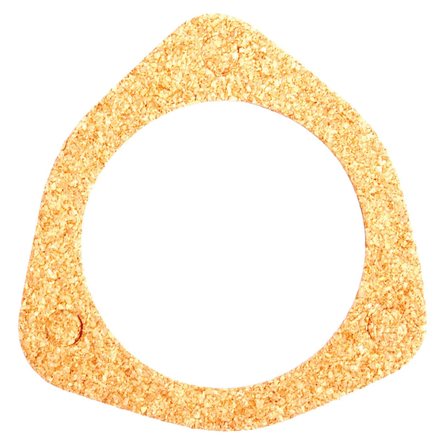 Sparex Wheel Hub Gasket (Part No. S.59576) featuring a triangular cork design with a large central hole, displayed on a white background.