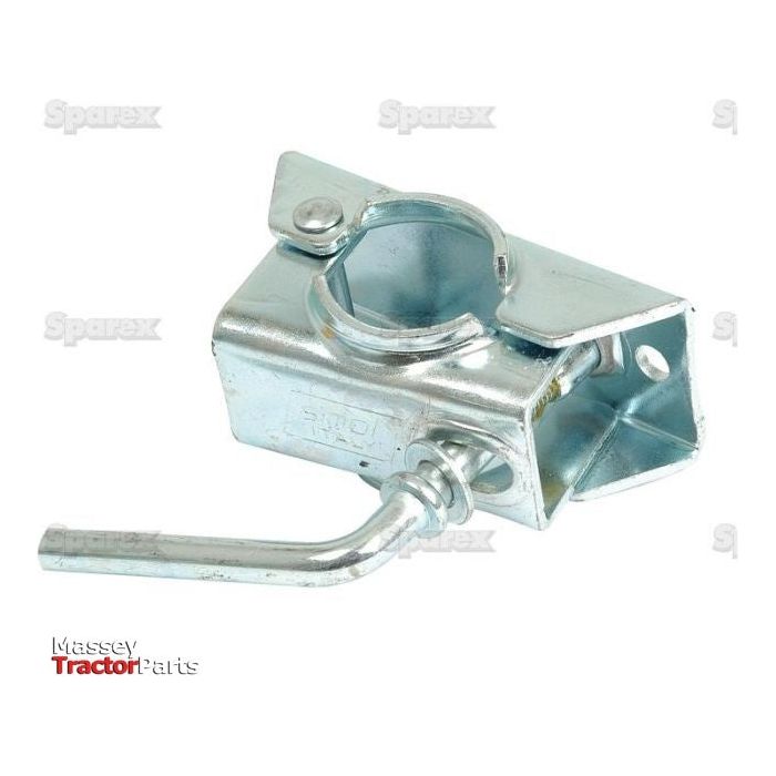 A Sparex-branded steel Wheel Jack Bracket, part number S.4067, with a lever for securing objects. The 48 mm bracket features a triangular base with screw holes for mounting.