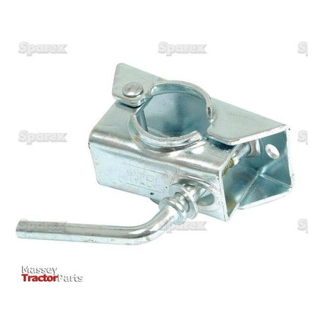 A Sparex-branded steel Wheel Jack Bracket, part number S.4067, with a lever for securing objects. The 48 mm bracket features a triangular base with screw holes for mounting.