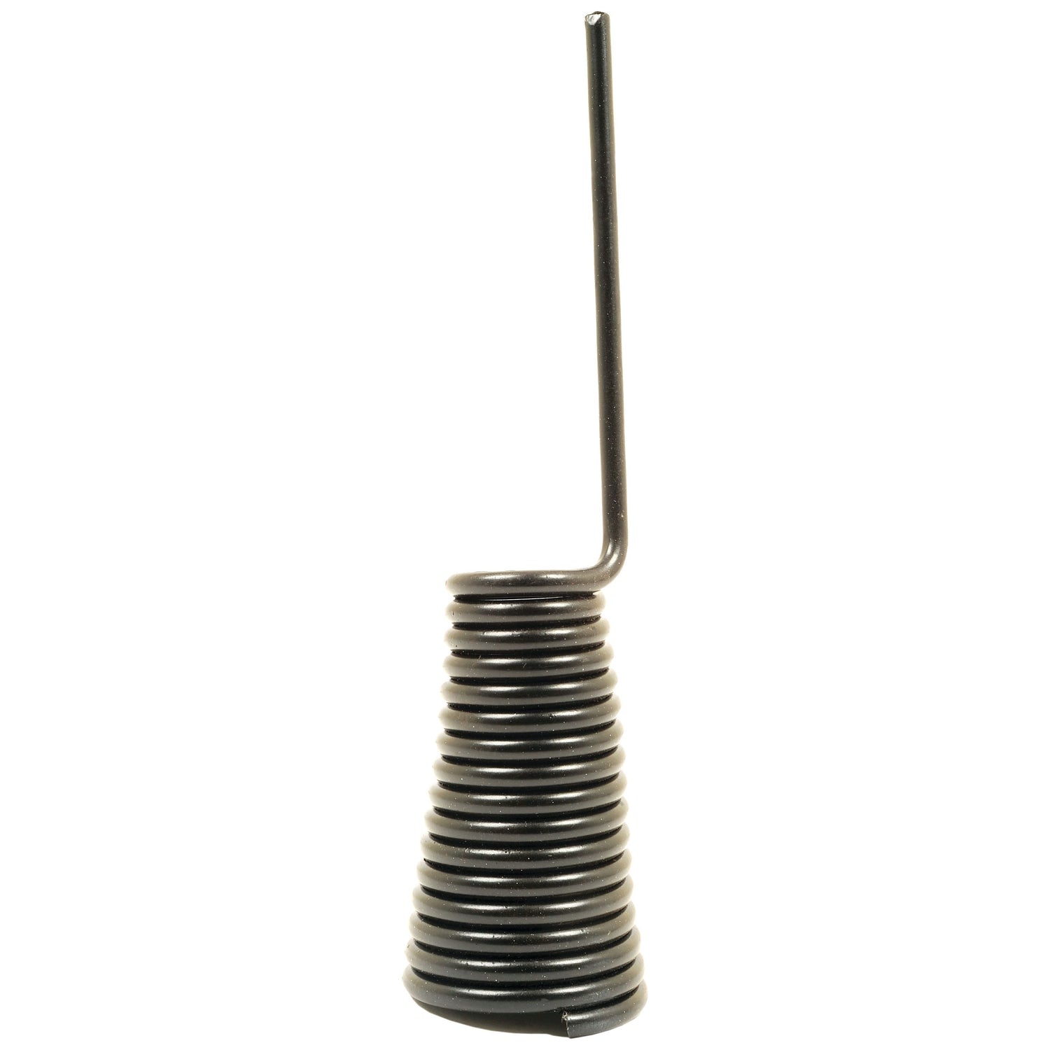 Sparex's Wheel Rake Tine, measuring 257mm in length, 64mm in width, and Ø6.5mm in diameter, features a coiled metal spring with an extended straight rod at the top and boasts the durability of a Bamford Tine. It is designed to fit as CE435 and can be replaced using Sparex Part No.S.78052.