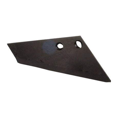 The Wing 290x8mm RH, a black metal blade with two holes near one edge and a pointed tip, is ideal for precision tasks whether used with Sparex tools or fitted to Rau POLYMAG equipment. This high-quality blade can be fitted as 4102 and is available under Sparex Part No.S.78205.