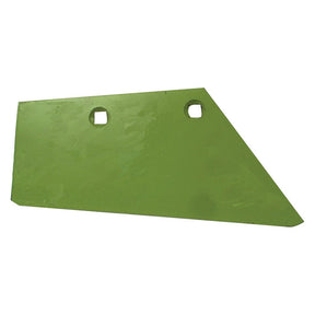 A green Sparex Wing - RH (Dowdeswell) metal plate, product number S.127510, with two bolt holes, an angled edge, and compatibility with Dowdeswell UCN.