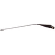 A 16" (400mm) black windshield wiper arm with a hooked end, a 6mm straight fitting hook, and a mounting mechanism by Sparex (Part No. S.38905).