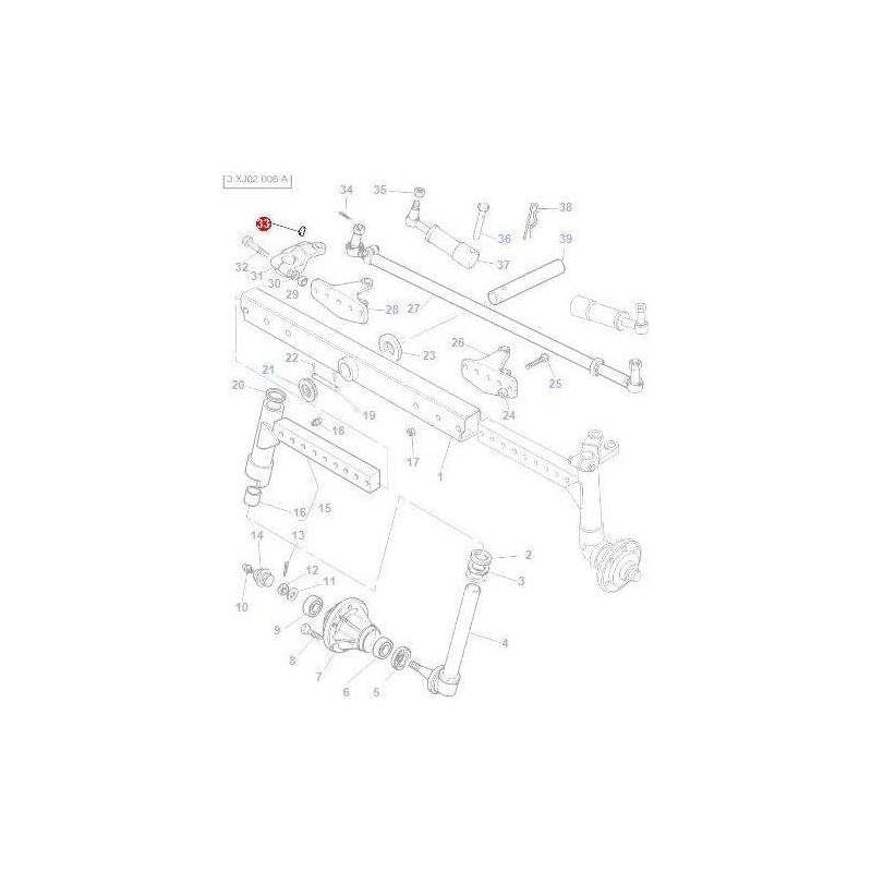 Massey Ferguson Woodruff Key - 350355X1 | OEM | Massey Ferguson parts | Axles & Power Transmission-Massey Ferguson-Farming Parts,Hardware,Key Steel,Towing & Fasteners,Tractor Parts,Woodruff