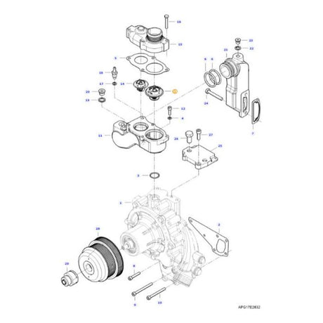 Massey Ferguson - Thermostat - ACW2170430 - Farming Parts