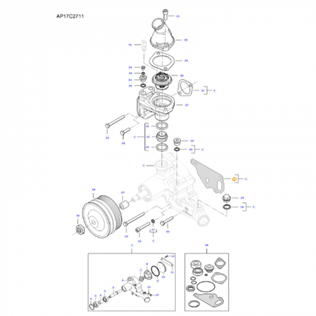 Massey Ferguson - Gasket - ACW352651A - Farming Parts