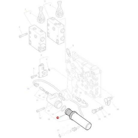 Massey Ferguson - Hydraulic Filter Element - ACW5110990 - Farming Parts