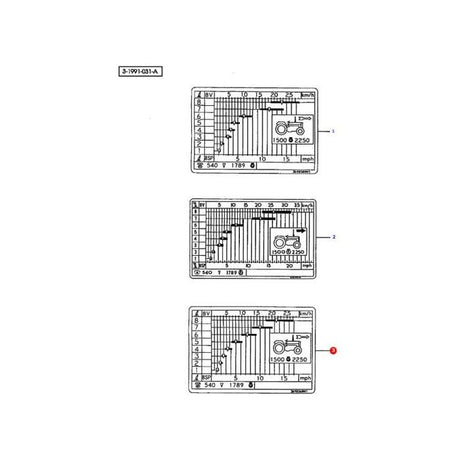 Massey Ferguson - Decal - 3698568M1 - Farming Parts