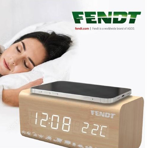 Fendt - Desktop alarm clock with additional functions - X991022153000 - Farming Parts