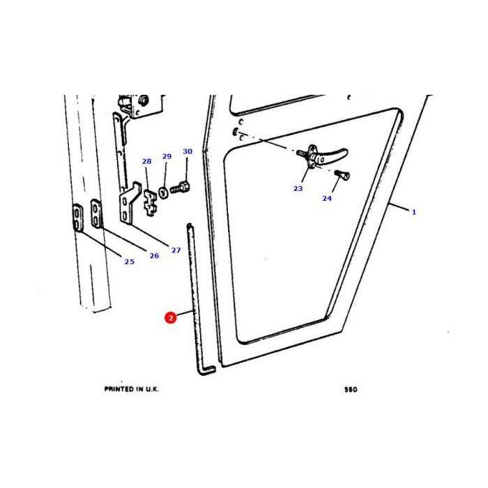 Massey Ferguson - Rubber Seal - 917418M2 - Farming Parts
