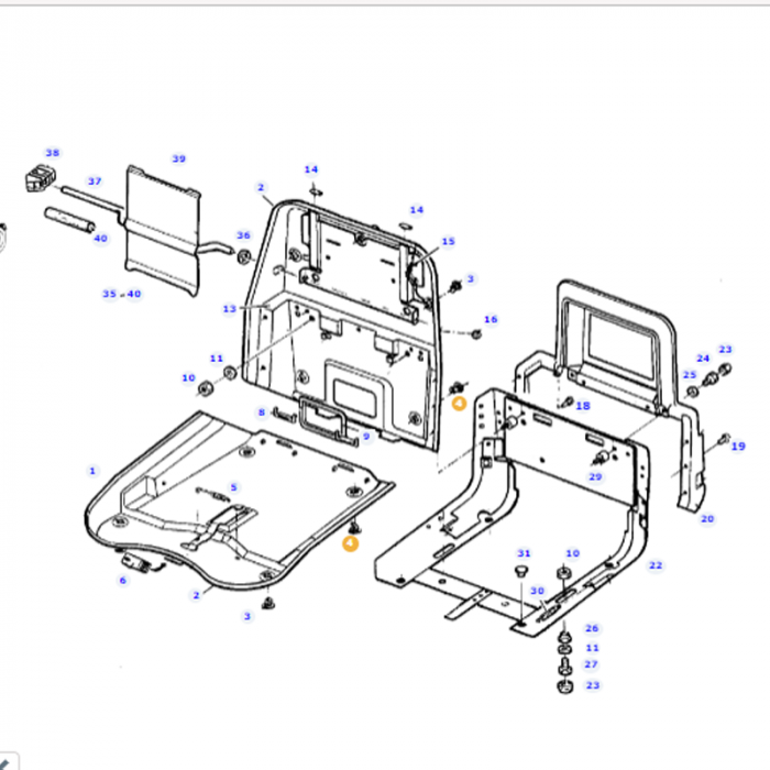 Fendt - Seat Clamp - F205500031530 - Farming Parts