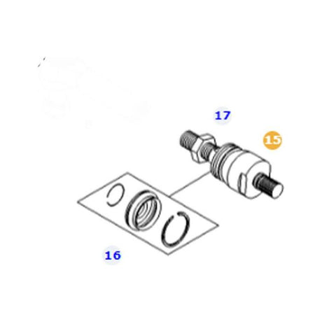 Massey Ferguson - Axial Joint - F650153021650 - Farming Parts