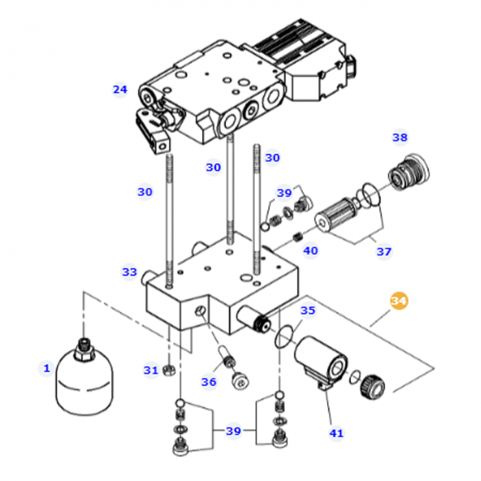 Fendt - Solenoid Valve - F716961020310 - Farming Parts