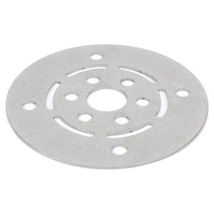 The AGCO Massey Ferguson - Element - FEL172667 is a circular metal plate with multiple holes and slots arranged symmetrically around a central hole, designed specifically for Fendt and Massey Ferguson models to ensure compatibility and performance.