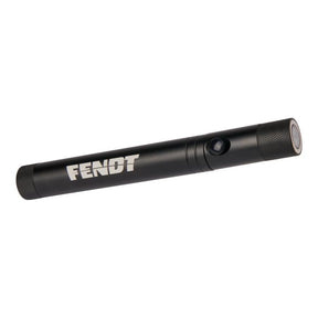 A black cylindrical LED telescoping wand torch with a side switch and the brand name "AGCO" printed on the side, identified by Fendt as product code X991022172000.