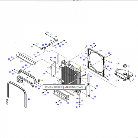 Fendt - Radiator - G117202050100 - F117202050100 - Farming Parts