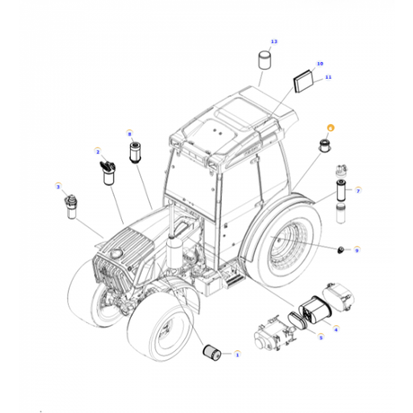 Fendt - Suction Filter - G260100492030 - Farming Parts