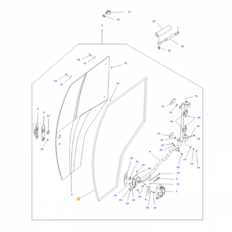 Massey Ferguson - Sealing Profile - H481810030310 - Farming Parts