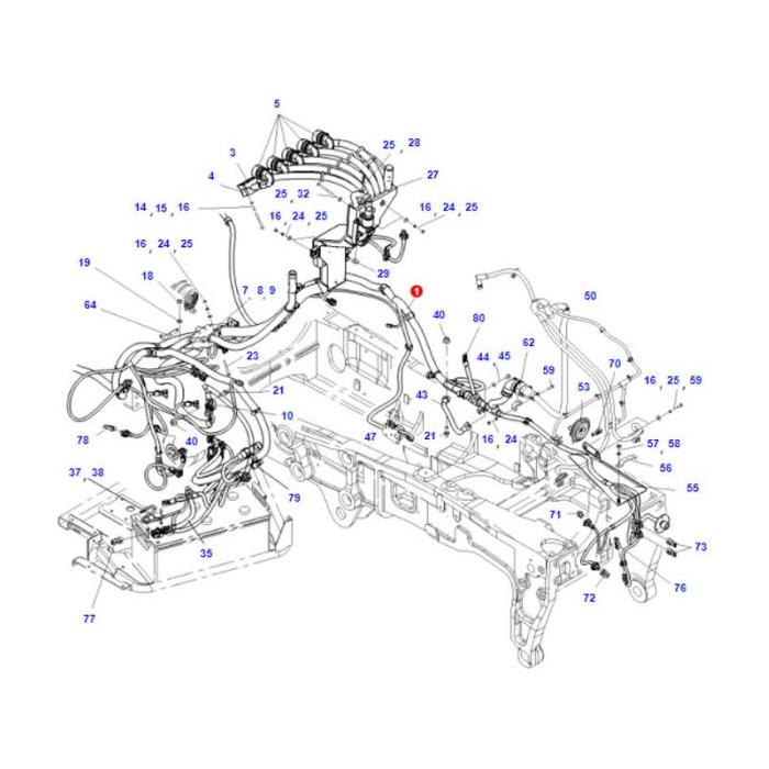Massey Ferguson - Cable Kit - H725900040014 - Farming Parts
