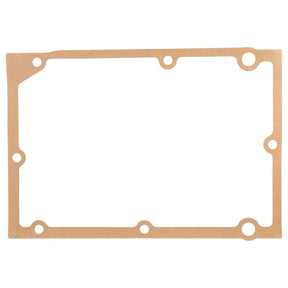 The AGCO Fendt - Seal - 278116050060 is a rectangular gasket featuring multiple holes along its edges, designed to fit between two components for sealing purposes. Its durable construction makes it ideal for heavy-duty applications, such as those in a Fendt tractor.
