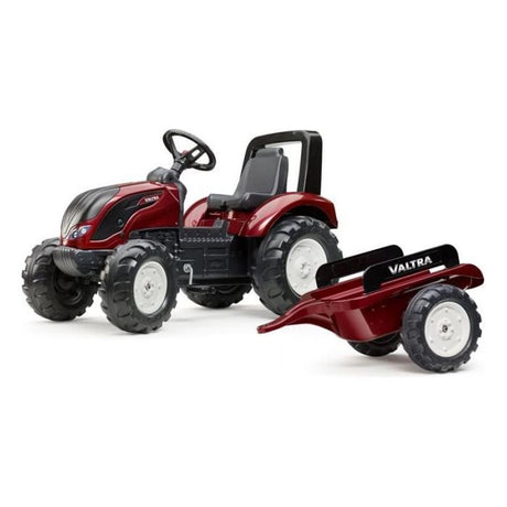 Valtra - Pedal Tractor with Trailer, Metallic Red - V42801800 - Farming Parts